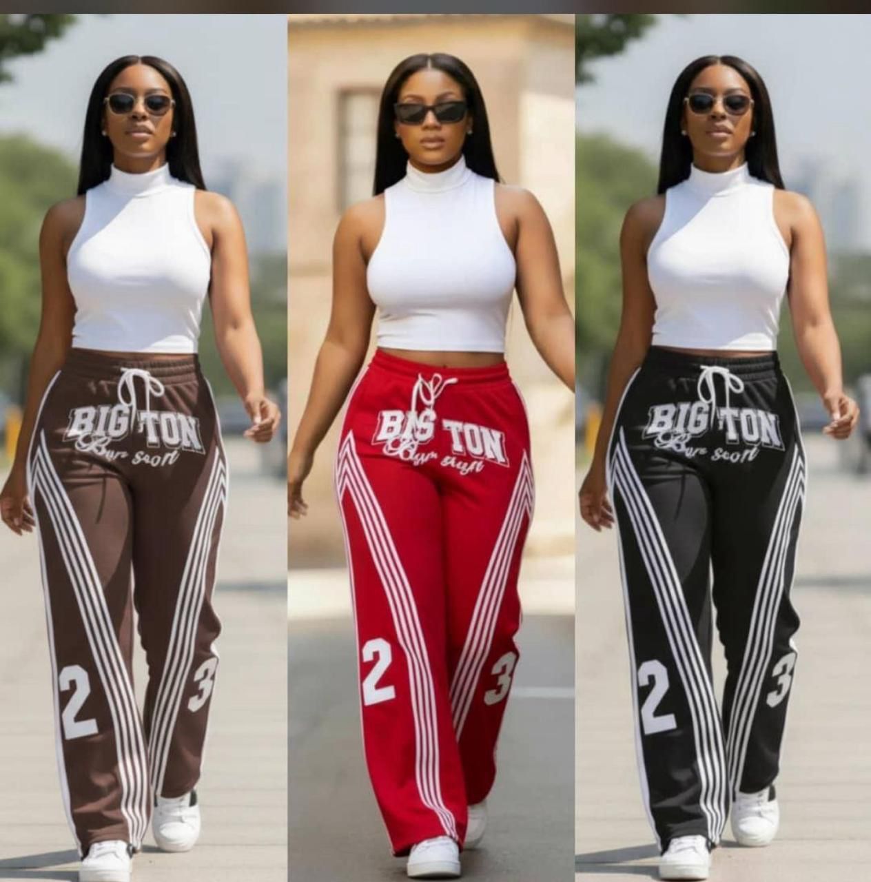 Ladies top and sweatpants